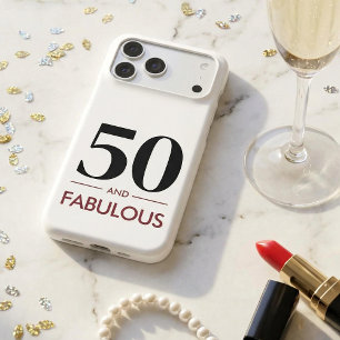50 And Fabulous Modern Cherry Wine Birthday Saying