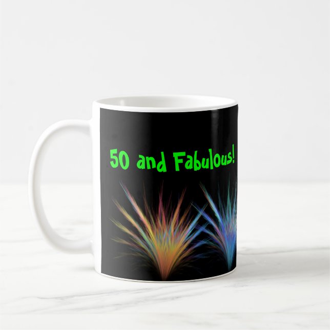 50 and Fabulous Mug (Left)