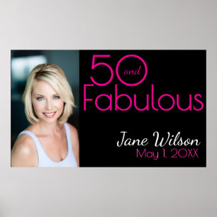 50 and Fabulous Poster 