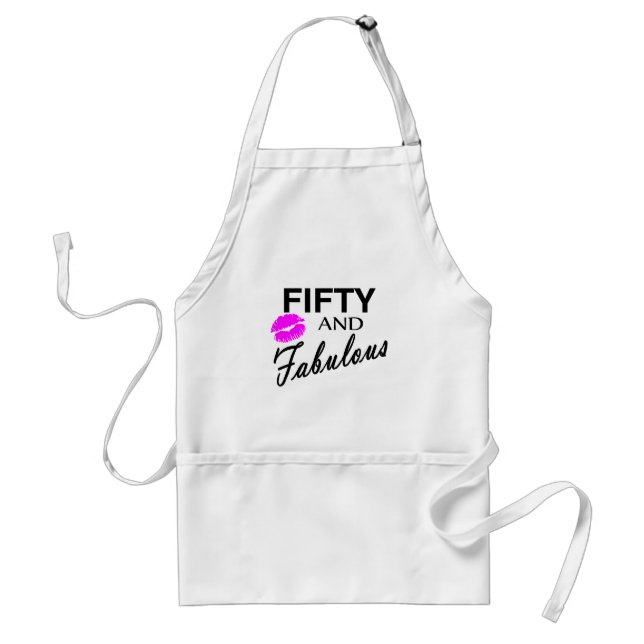 50 and Fabulous Standard Apron (Front)