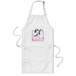 50 And Fabulous Themed 50th Birthday Party Apron