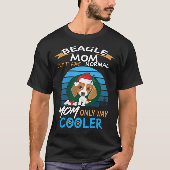 50 Beagle Mum Cooler T-Shirt (Front)