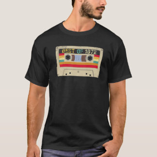 50 Birthday Decorations Men Best Of 1972 Bday 50Th T-Shirt