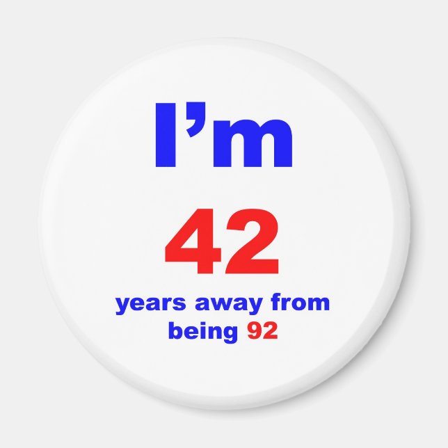 50 Birthday Magnet (Front)