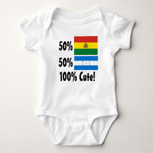 50% Bolivian 50% Honduran 100% Cute Baby Bodysuit