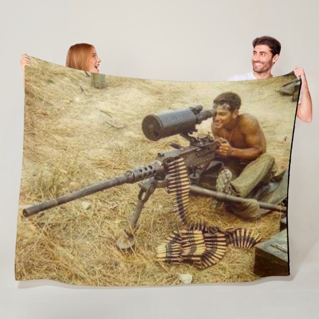 .50 CAL AND A BIG SCOPE FLEECE BLANKET (In Situ)
