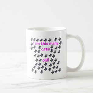 50 Cat Heads Old Coffee Mug