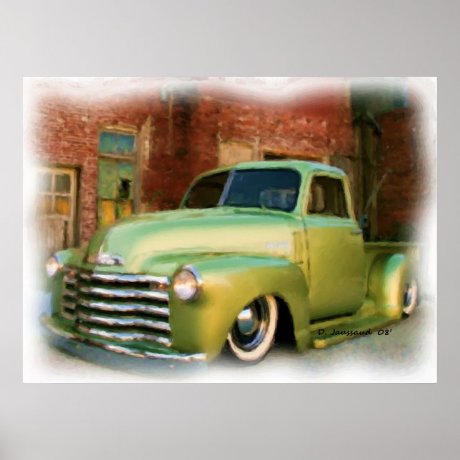 50' Chevy Truck Poster (Front)
