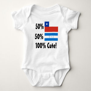 50% Chilean 50% Honduran 100% Cute Baby Bodysuit
