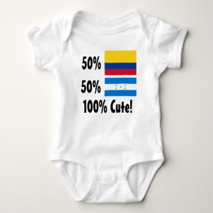 50% Colombian 50% Honduran 100% Cute Baby Bodysuit