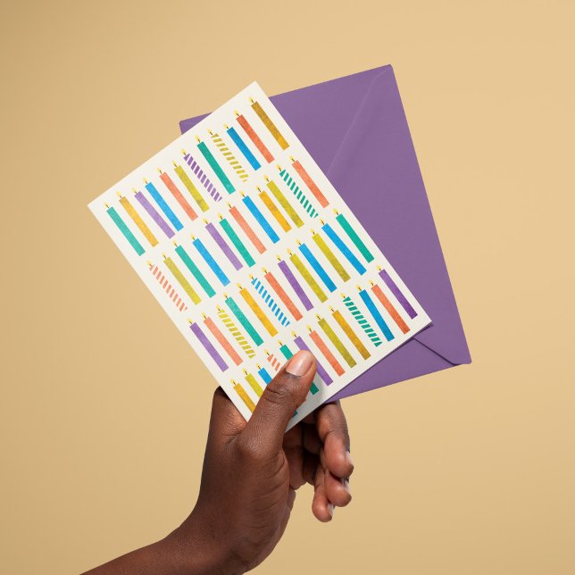 50 Colourful Candles Birthday Card (Creator Uploaded)