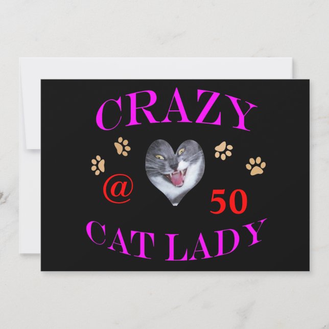 50 Crazy Cat Lady (Front)