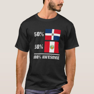 50 Dominican Republic 50 Peru Peruvian Flag Pride T-Shirt