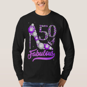 50 & Fabulous 50 Years Old 50th Birthday Diamond C T-Shirt