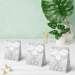 50 & Fabulous Birthday Silver Floral Swirls  Favour Box<br><div class="desc">50 & Fabulous Birthday Party Silver Decorative Floral Swirls Favour Box.</div>