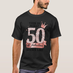 50 & Fabulous I Rose And White Party Group Candid T-Shirt
