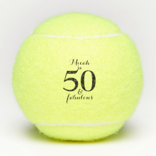  50 & Fabulous Personalised Tennis Ball