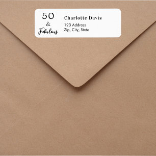 50 Fabulous Return Address