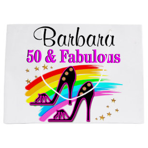 50, FOXY, AND FABULOUS LARGE GIFT BAG