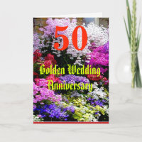 50 Golden Wedding Anniversary with a song