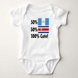 50% Guatemalan 50% Costa Rican 100% Cute Baby Bodysuit