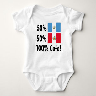 50% Guatemalan 50% Peruvian 100% Cute Baby Bodysuit