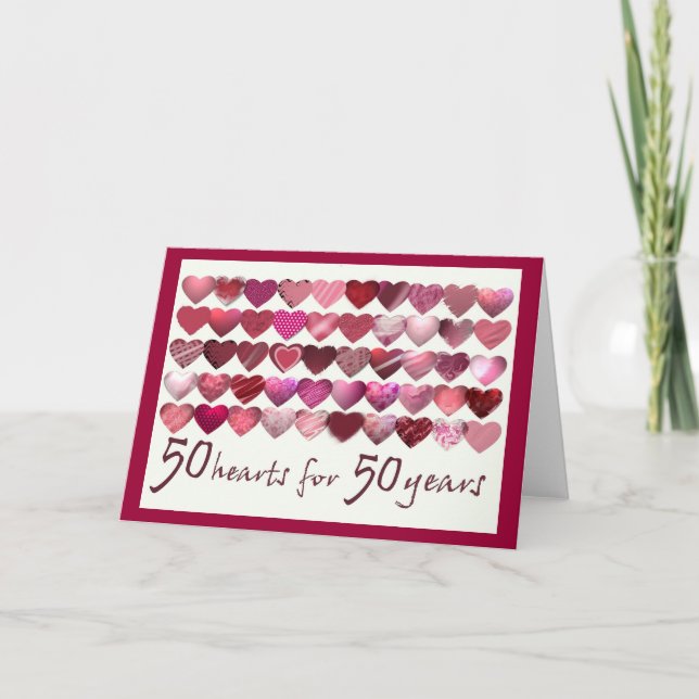 50 Hearts for 50 Years! Card (Front)