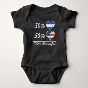 50% Honduran 50% American 100% Beautiful Baby Bodysuit