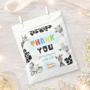 50 Party Animals Treat Bags   Party Animals Favour