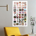 50 Photo Collage Personalised Poster<br><div class="desc">Create a Photo Collage Personalised poster from Ricaso - add 50 individual photos to make a photo collage</div>