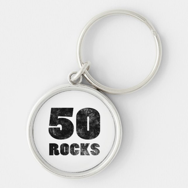 50 Rocks Key Ring (Front)