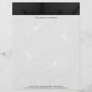 50 Shades Of Grey - Fractal Art Letterhead Design