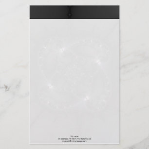 50 Shades Of Grey - Fractal Art Stationery