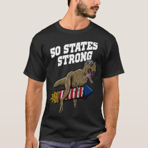 50 States Strong Patriotic American Patriotism USA T-Shirt