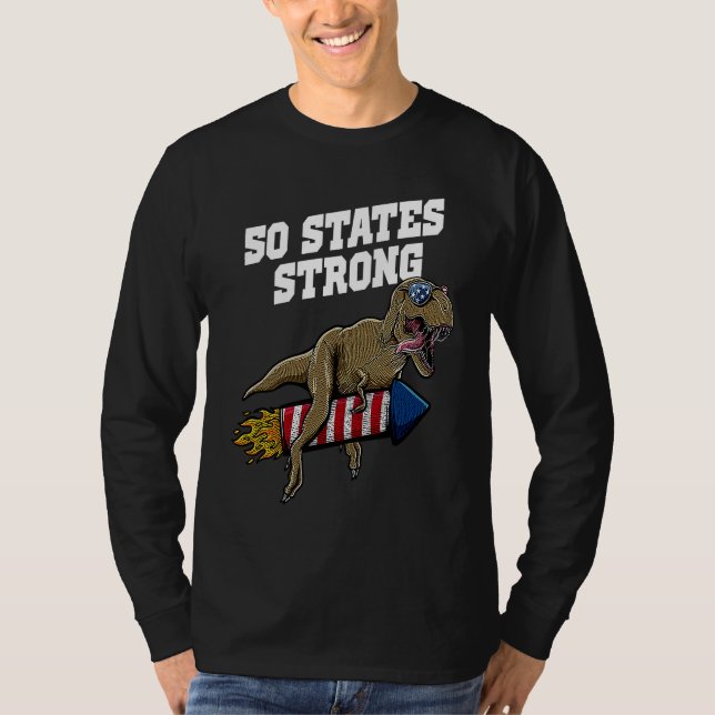 50 States Strong Patriotic American Patriotism USA T-Shirt (Front)
