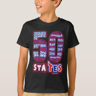 50 STATES THE USA T-Shirt