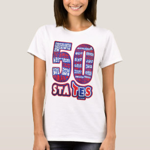 50 STATES THE USA T-Shirt