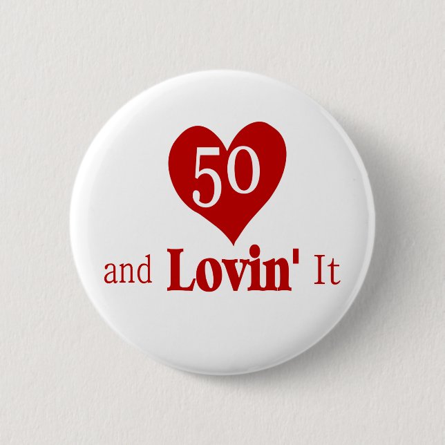 50 th Birthday Button (Front)