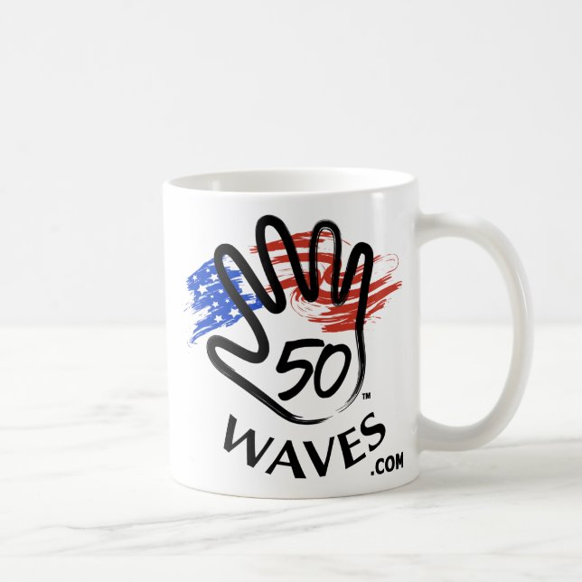 50 Waves Mug 2 sided (Right)