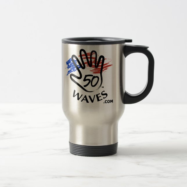 50 Waves Travel Mug (Right)