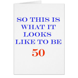 50 What It Looks Like