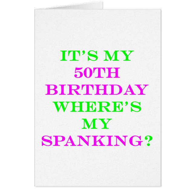 50 Where's my spanking 2 (Front)