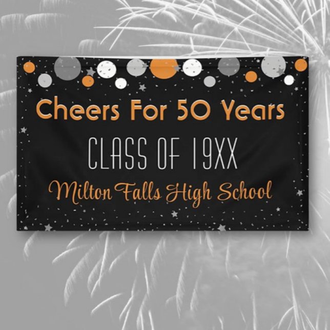 50 Year Celebration Class Reunion Banner (Creator Uploaded)