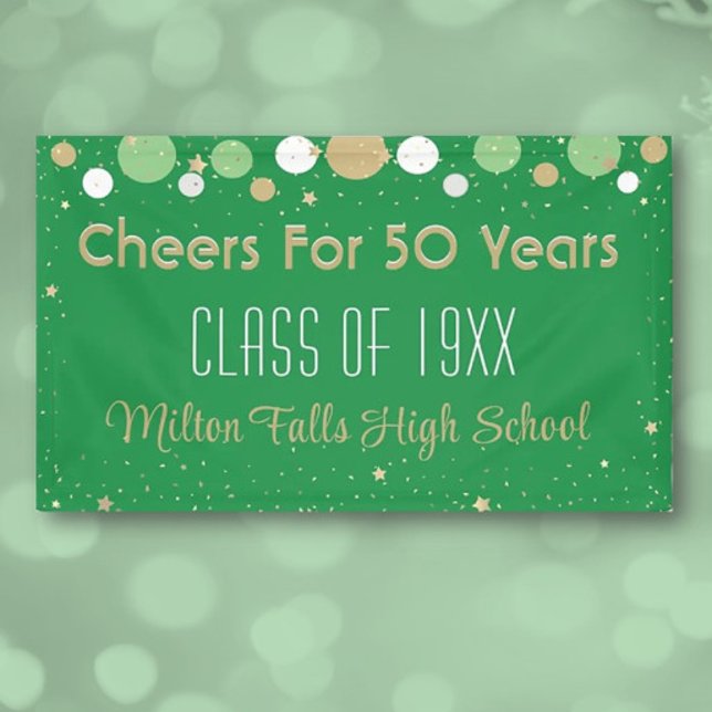 50 Year Celebration Class Reunion Banner (Creator Uploaded)