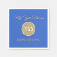 50 year Class Reunion napkins