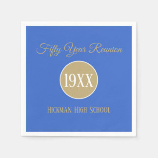 50 year Class Reunion napkins