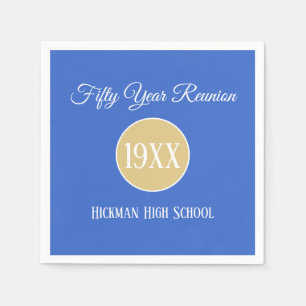 50 year Class Reunion napkins