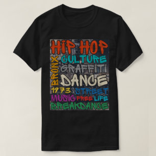 50 year of Hip Hop Culture Graffiti T-Shirt
