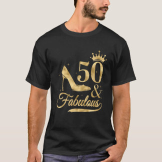 50 Year Old Gifts Tee For Womens 50 And