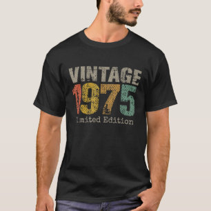 50 Year Old Gifts Vintage Funny 1975 Limited T-Shirt